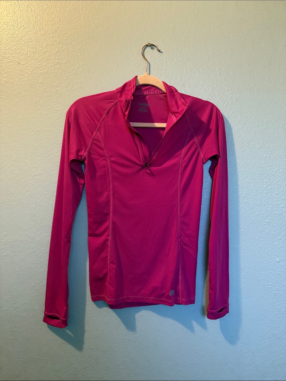 OUTDOOR RESEARCH Women's Long-Sleeve Half-Zip Top in Magenta